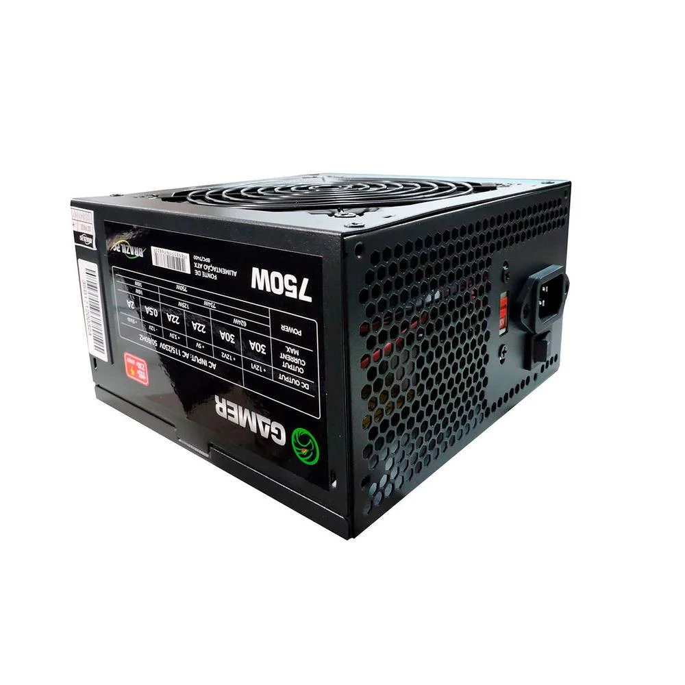 Fonte Brazil PC Gamer, 750W, Real Atx 24 Pinos - Bpc/7400-b Fonte Brazil PC Gamer, 750W, Real Atx 24 Pinos - Bpc/7400-b