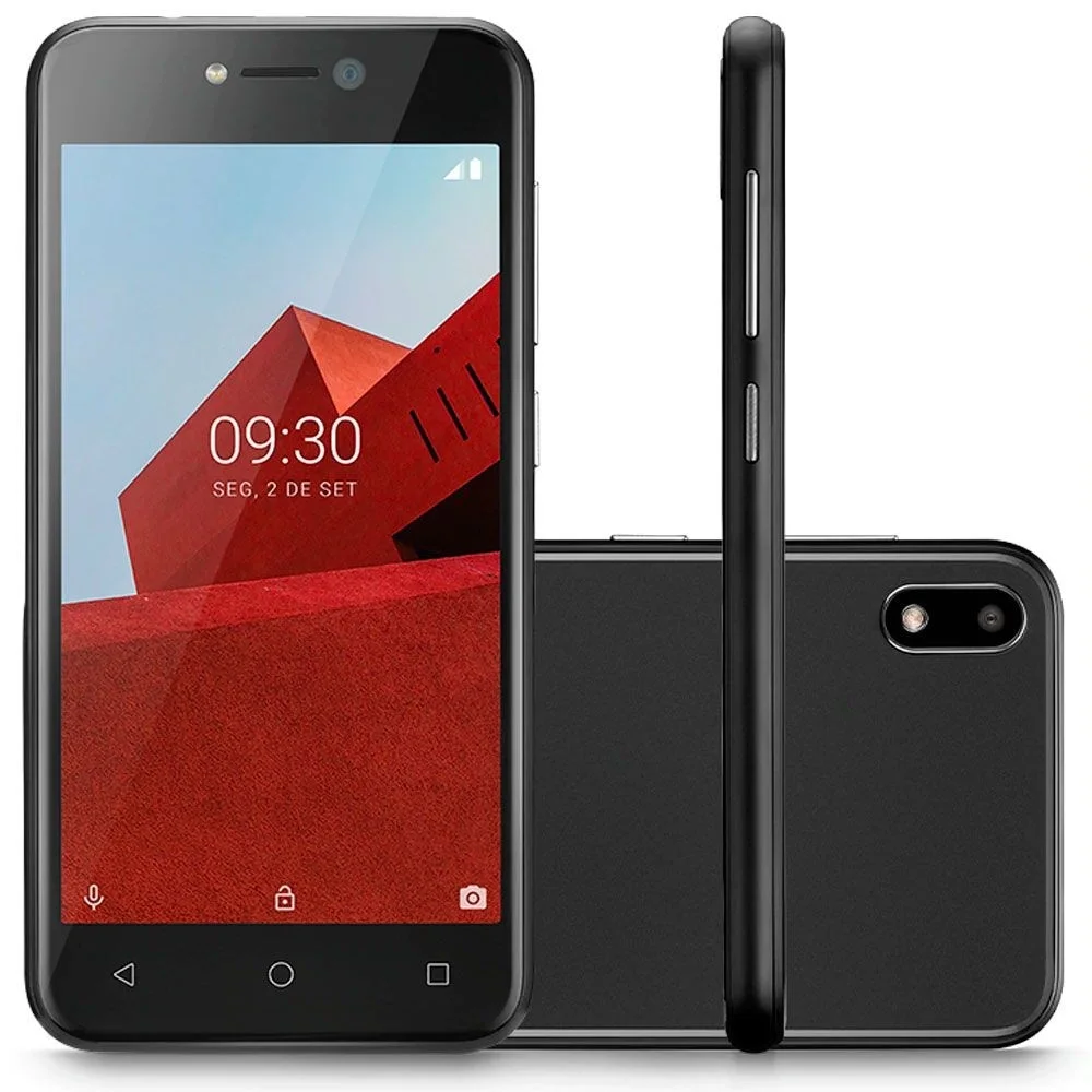 Smartphone Multi E, 512MB RAM, 32GB, Câmera 5MP, Tela 5, Preto - P9128 Smartphone Multi E, 512MB RAM, 32GB, Câmera 5MP, Tela 5, Preto - P9128