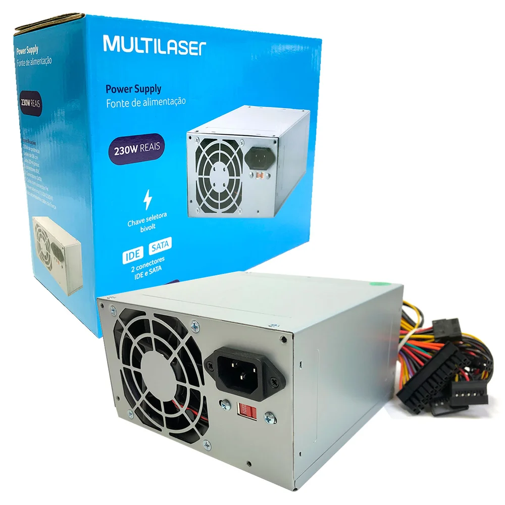 Fonte Multi, 230W Real, Bivolt, Manual - GA230 Fonte Multi, 230W Real, Bivolt, Manual - GA230