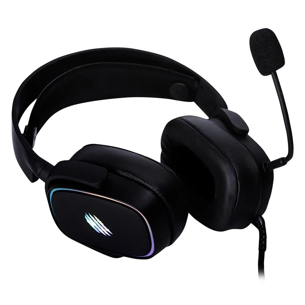 Headset Gamer Oex Zyon HS415 RGB LED USB Preto