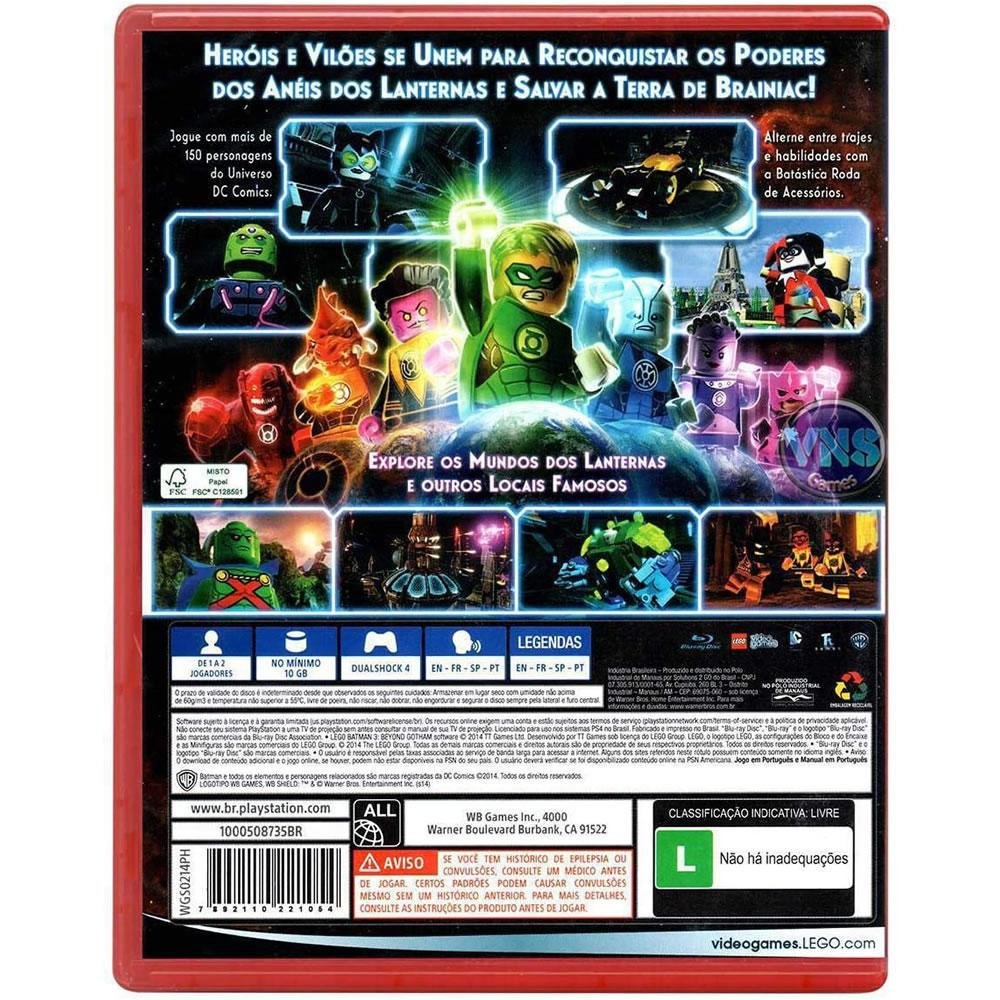 Jogo Lego Batman 3: Beyond Gotham, PS4 Jogo Lego Batman 3: Beyond Gotham, PS4