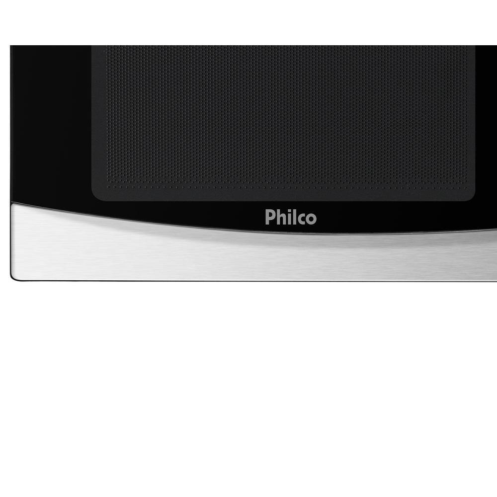 Microondas Philco PMO26 Inox 26 Litros Menu Fit Preto 220v Microondas Philco PMO26 Inox 26 Litros Menu Fit Preto 220v
