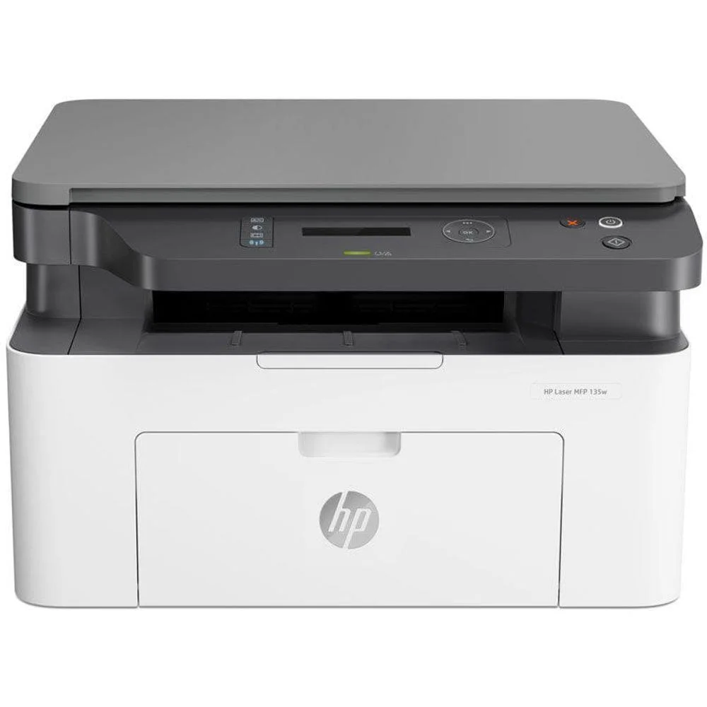 Impressora Multifuncional Laser HP MFP 135W, Mono, Wireless, 110V, Branca - 4zb83a Impressora Multifuncional Laser HP MFP 135W, Mono, Wireless, 110V, Branca - 4zb83a