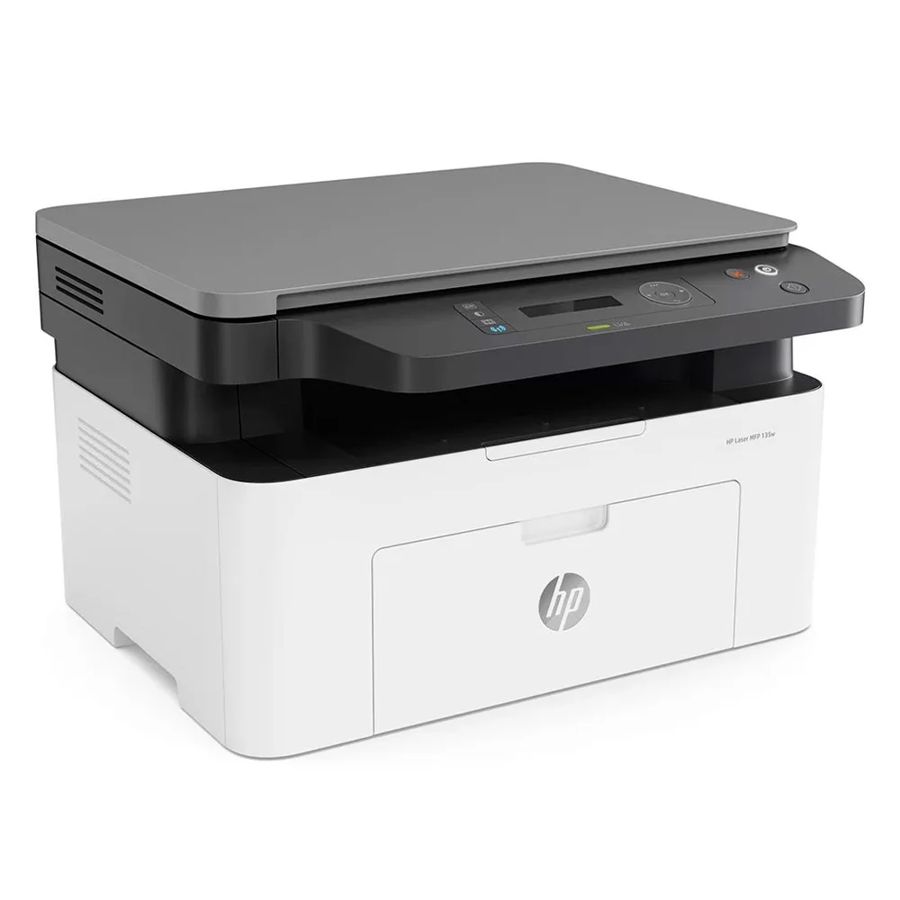 Impressora Multifuncional Laser HP MFP 135W, Mono, Wireless, 110V, Branca - 4zb83a Impressora Multifuncional Laser HP MFP 135W, Mono, Wireless, 110V, Branca - 4zb83a