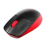 Mouse Logitech Wireless 1000dpi Tamanho Grande Blister 3 Botões Usb - Vermelho