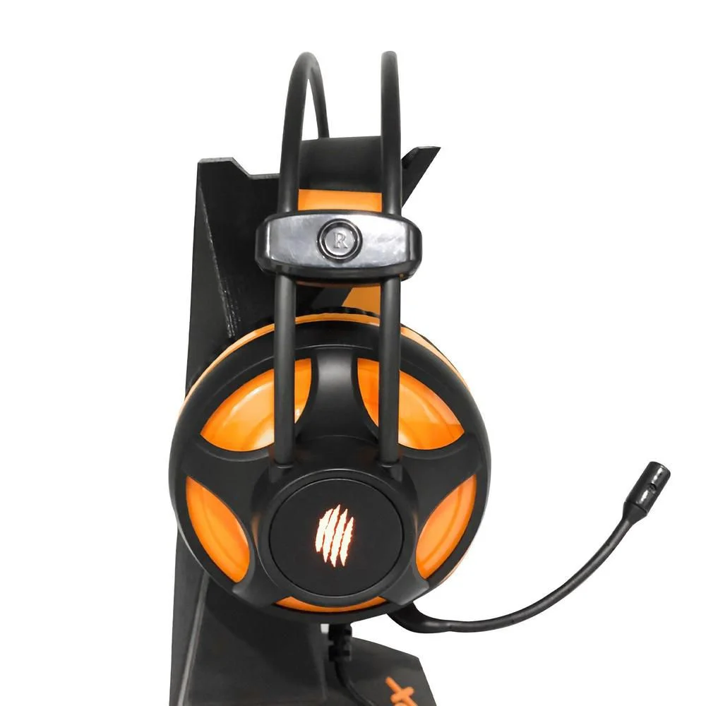 Headset Gamer Oex Argos PretoLaranja 71 USB