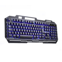 Teclado Sensação Mecânica Gamer Vinik Vxshield, LED Azul, Multimídia, USB, ABNT2 - GT600