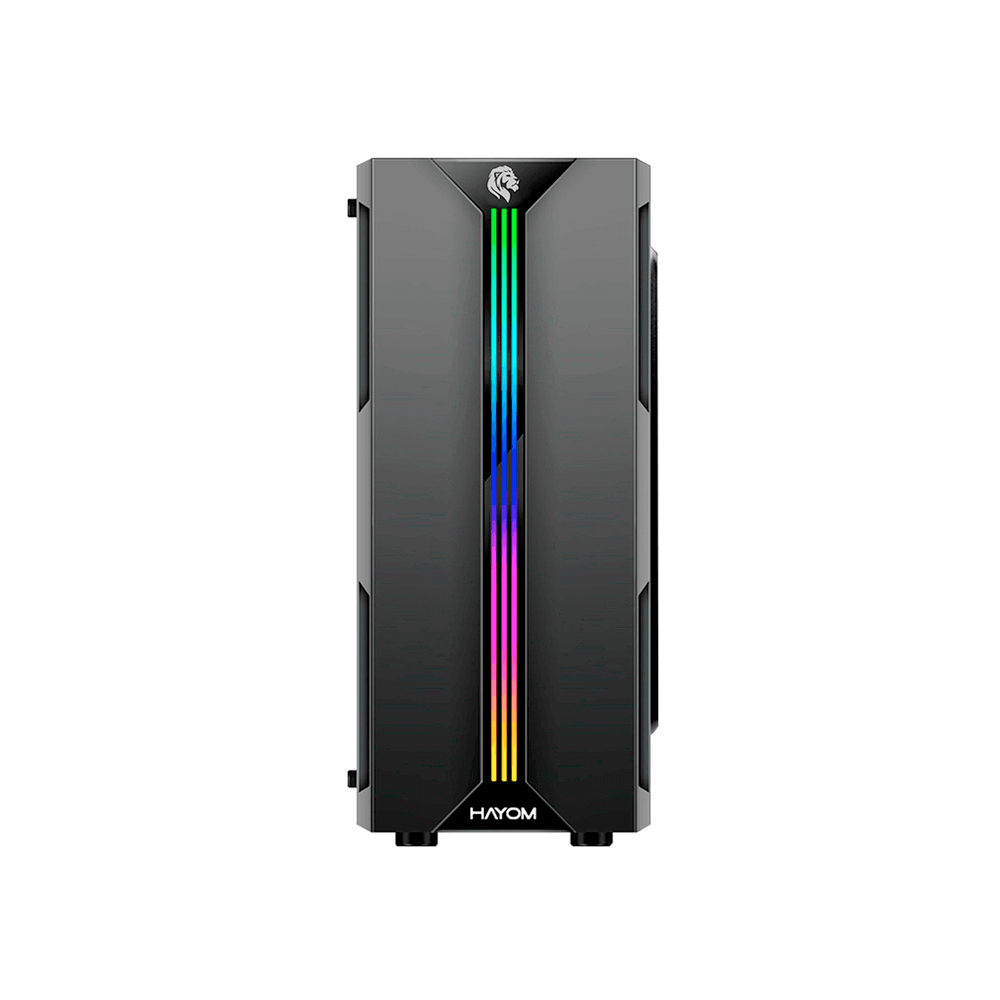 GABINETE GAMER, LED RGB FRONTAL, USB 3.0, GB1704 HAYOM