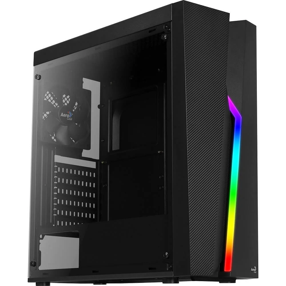 Gabinete Gamer, Mid Tower, RGB Bolt, Aerocool Gabinete Gamer, Mid Tower, RGB Bolt, Aerocool