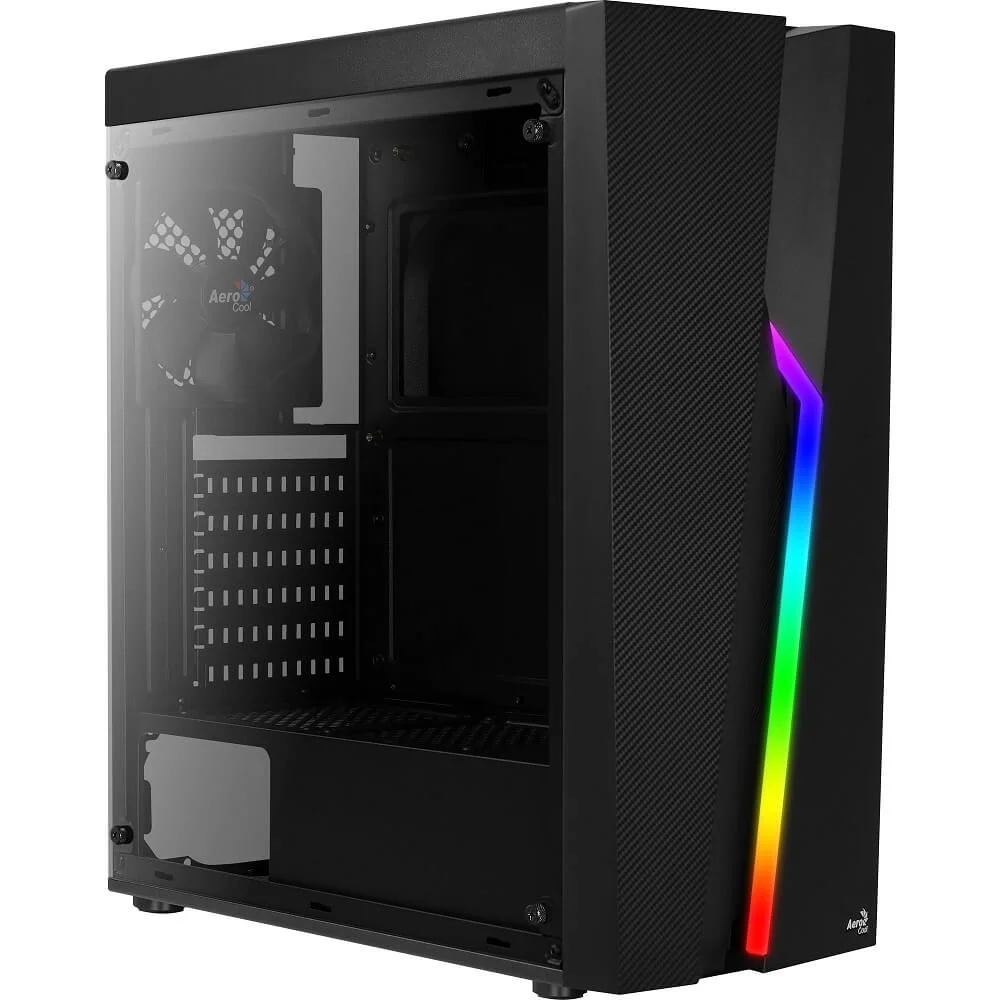 Gabinete Gamer, Mid Tower, RGB Bolt, Aerocool Gabinete Gamer, Mid Tower, RGB Bolt, Aerocool