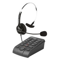 Telefone Headset Intelbras HSB40, Ajustável, Atendimento Automático Telemarketing, RJ9 - HSB 40
