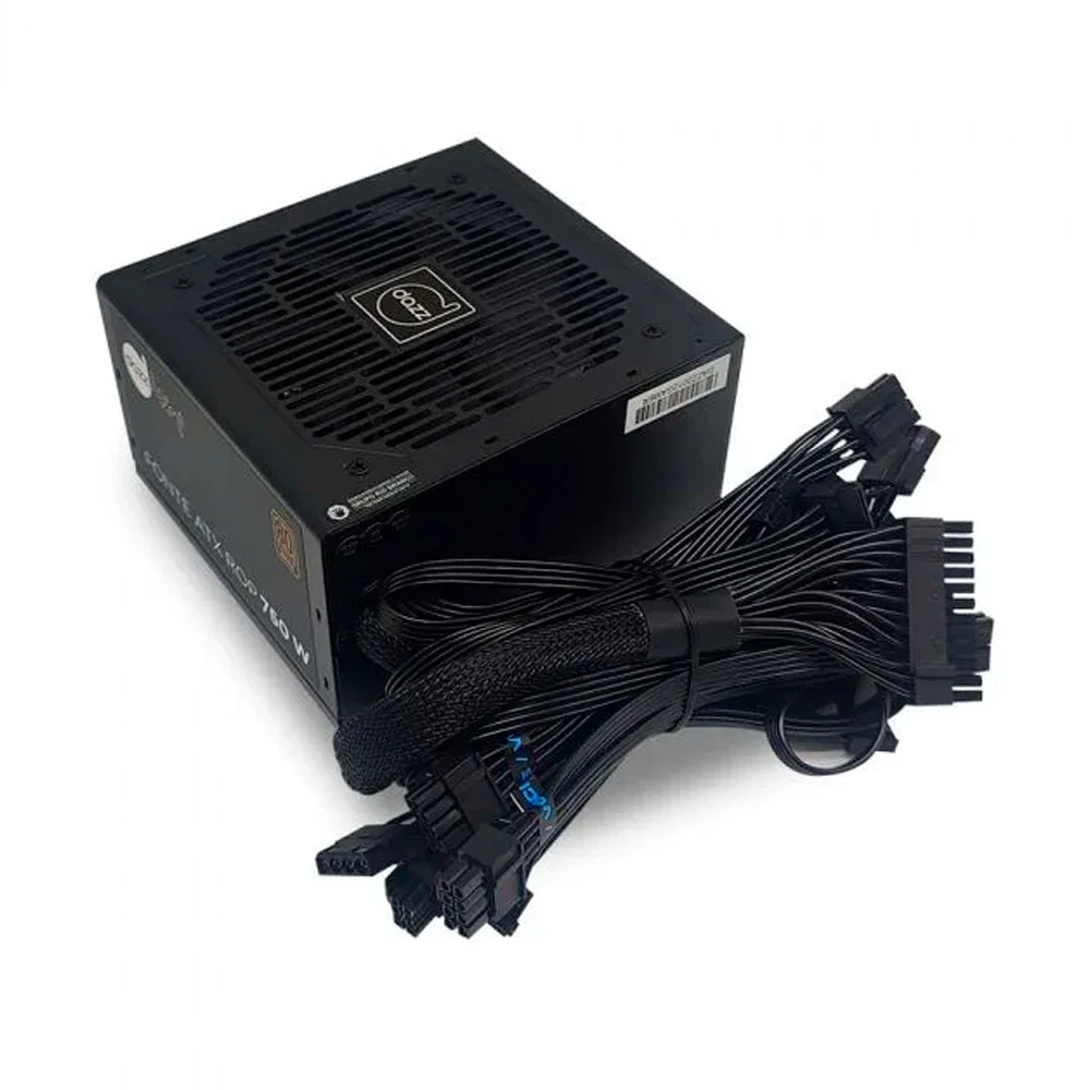 Fonte Dazz Gamer ATX, 750W Real, 80 Plus Bronze, PFC Ativo Fonte Dazz Gamer ATX, 750W Real, 80 Plus Bronze, PFC Ativo