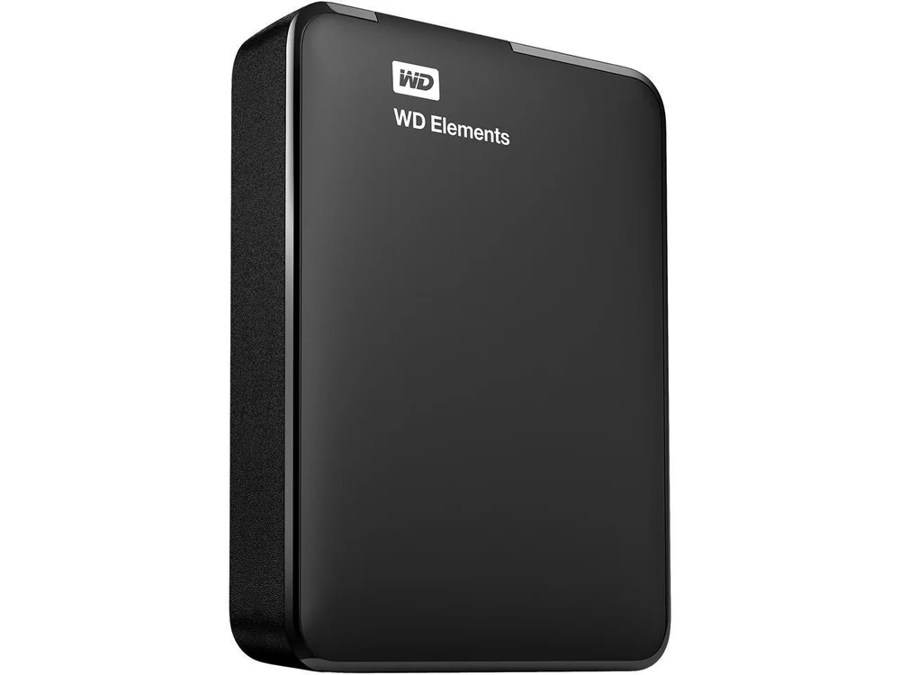 HD Externo Portátil WD 2TB Elements, USB 3.0, Preto - BU6Y0020BBK HD Externo Portátil WD 2TB Elements, USB 3.0, Preto - BU6Y0020BBK