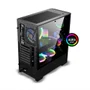 Gabinete  Gamer Maxracer Master - Rgb - Lateral Vidro Temperado - 3 Fan