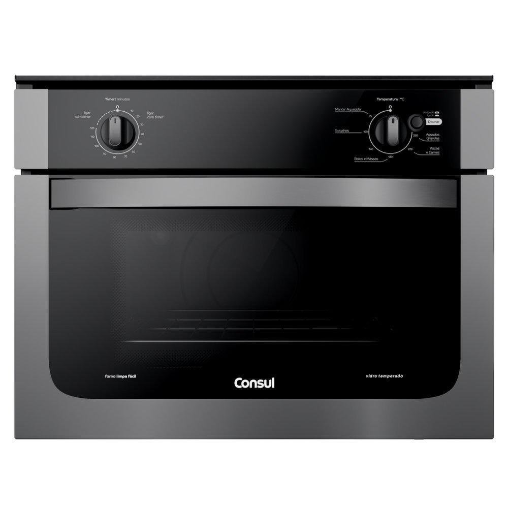 Forno De Embutir Elétrico Consul, Cob47ar, 47 Litros, 220v, Prata Forno De Embutir Elétrico Consul, Cob47ar, 47 Litros, 220v, Prata