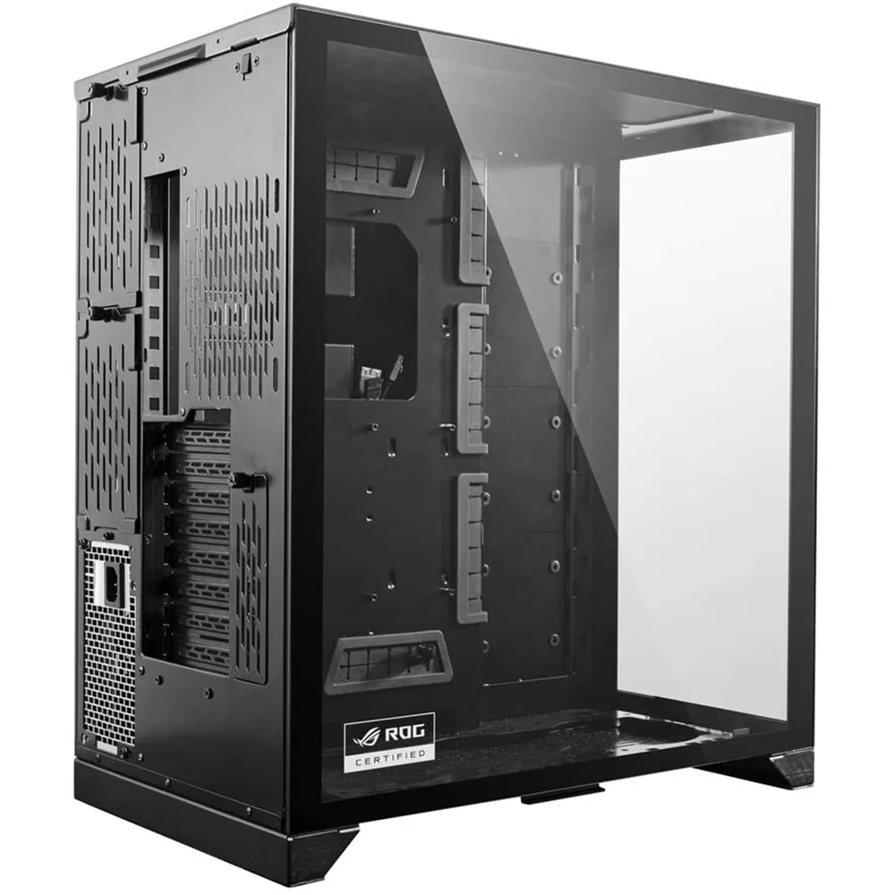 Gabinete Lian Li 011 Dynamic XL ROG Edition Preto Full Tower Lateral de Vidro Temperado - 011DXL-X Gabinete Lian Li 011 Dynamic XL ROG Edition Preto Full Tower Lateral de Vidro Temperado - 011DXL-X