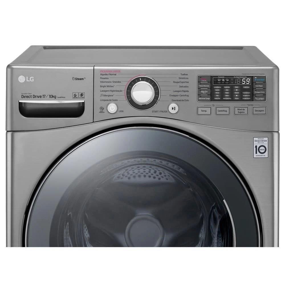 Lavadora E Secadora Lg New Titan 17kg Aço Escovado 110v Wd17vvs6.assfbrs Lavadora E Secadora Lg New Titan 17kg Aço Escovado 110v Wd17vvs6.assfbrs