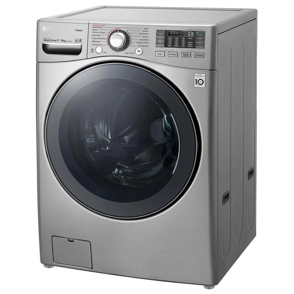 Lavadora E Secadora Lg New Titan 17kg Aço Escovado 110v Wd17vvs6.assfbrs Lavadora E Secadora Lg New Titan 17kg Aço Escovado 110v Wd17vvs6.assfbrs