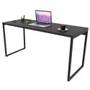 Mesa De Escritório Office 150cm Prisma C08 Preto Onix