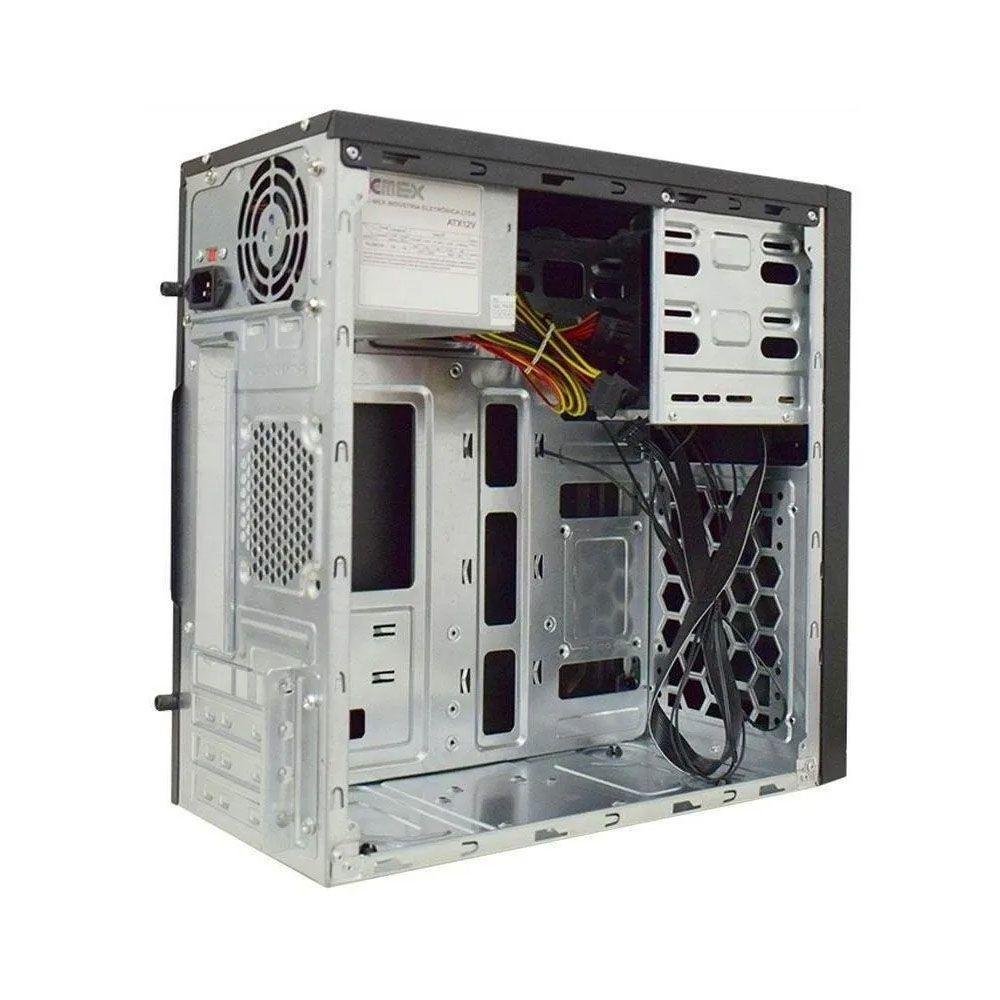 Gabinete Kmex Atx Gm53y1 C/ Fonte 200w 2 Baias Preto Gabinete Kmex Atx Gm53y1 C/ Fonte 200w 2 Baias Preto