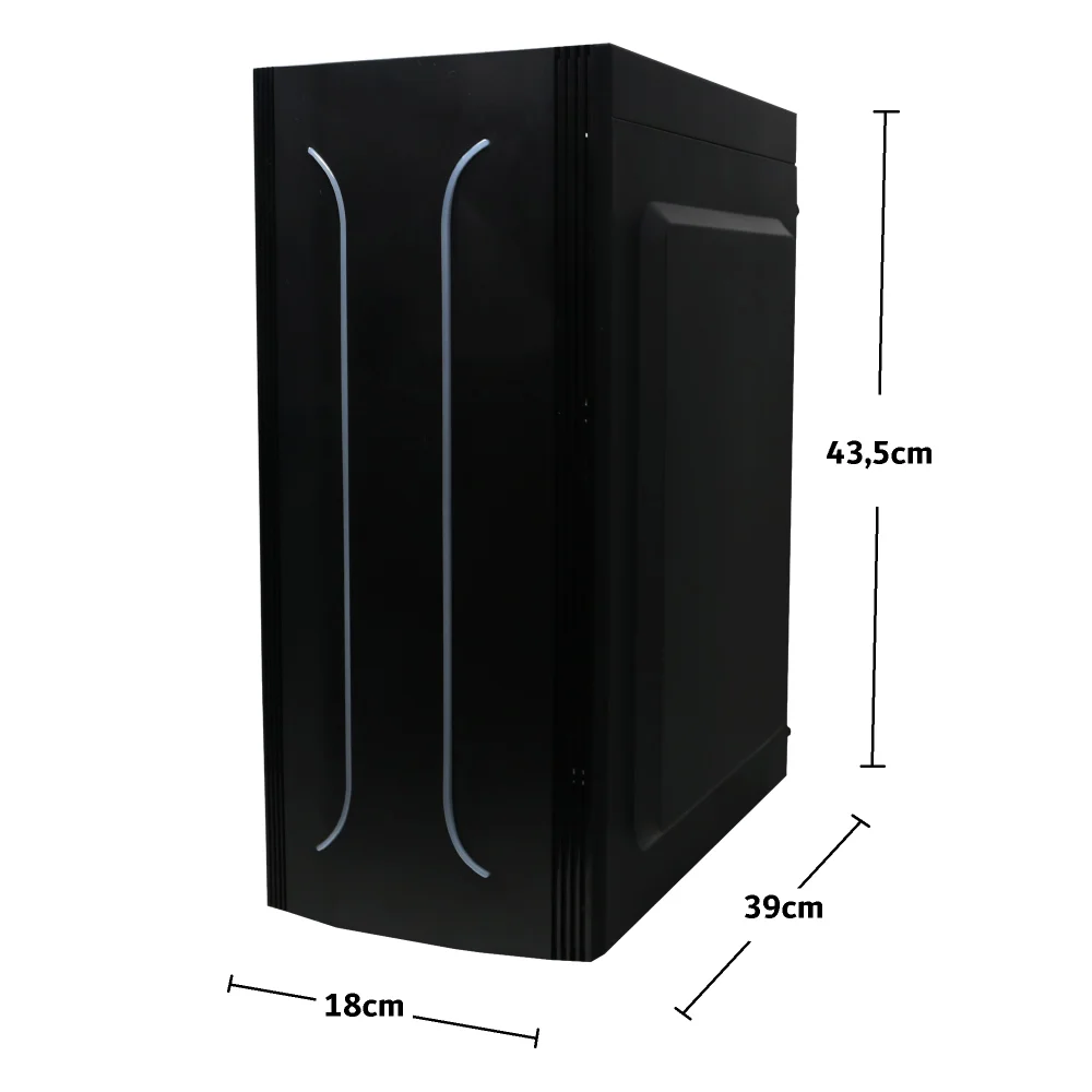 Gabinete Gamer Bluecase, Bg-011, Preto, S/ Fonte, LED RGB, USB 3.0 Frontal Gabinete Gamer Bluecase, Bg-011, Preto, S/ Fonte, LED RGB, USB 3.0 Frontal