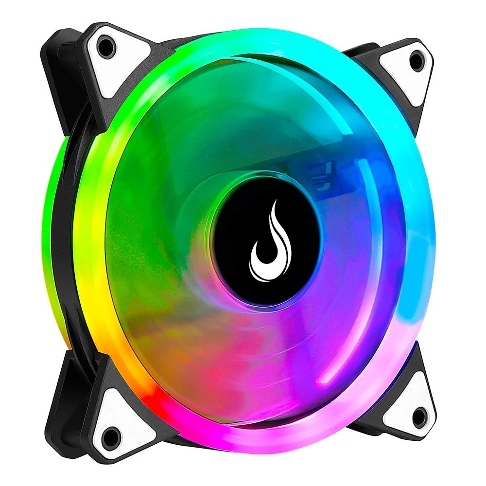 Ventoinha Rise Mode Galaxy Motherboard 120mm ARBG 1500RPM Preto - RM-MB-01-5V