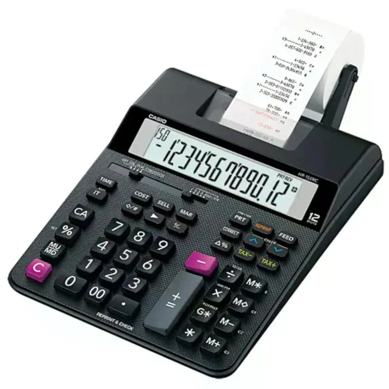 Calculadora Casio Com Bobina Bivolt Preta KaBuM