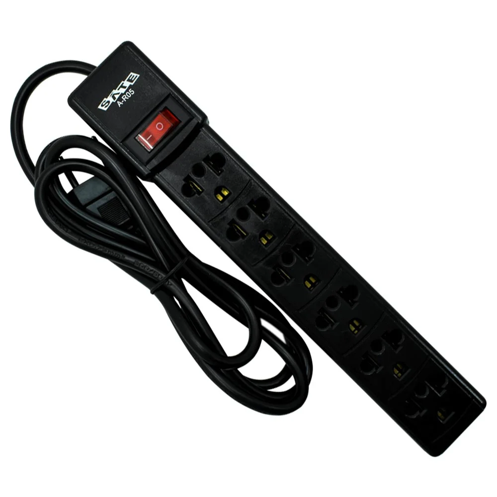 Filtro De Linha, Satellite, A-r05, 6 Tomadas Universais, Bivolt