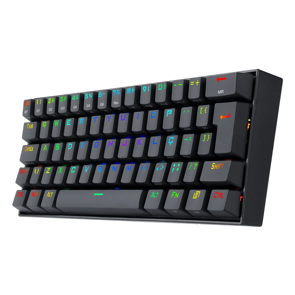 Teclado Gamer 60 Sem Fio Redragon KaBuM