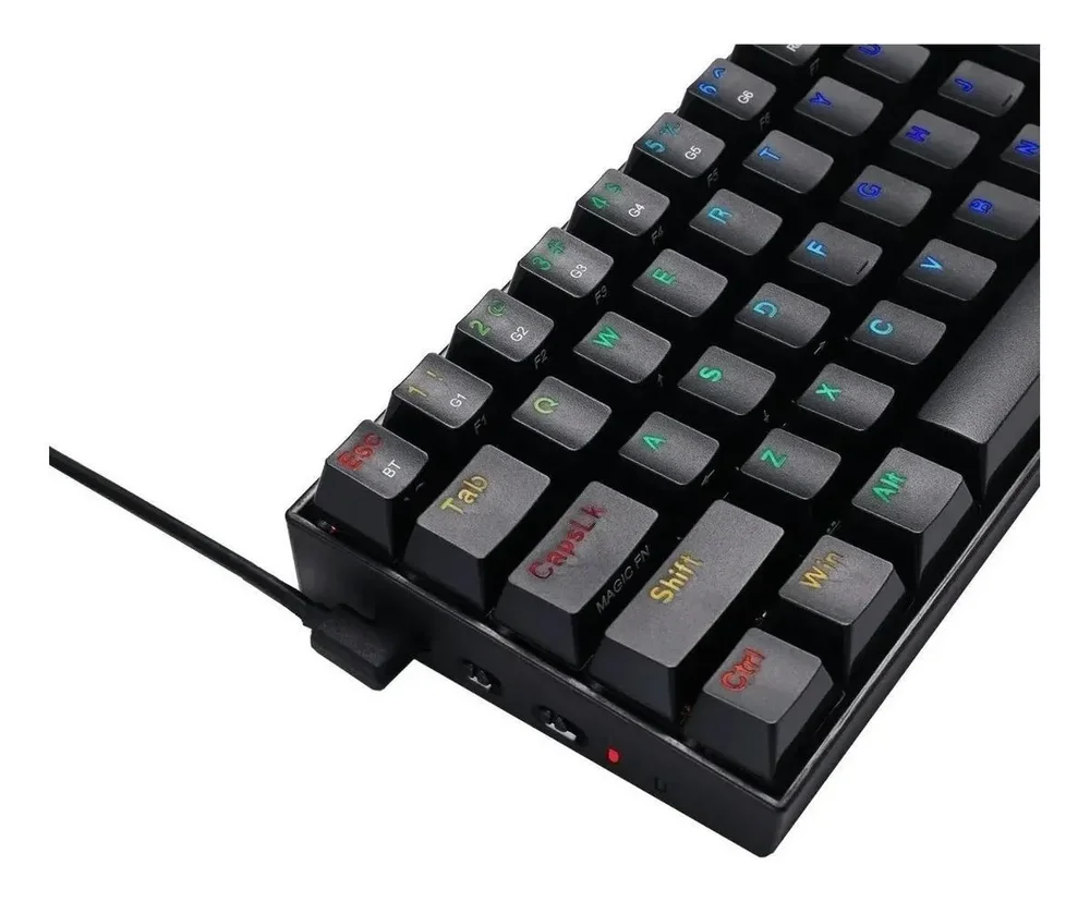 DragonClaw(KD2-60)シリーズ Teclado Gamer 60 Sem Fio Redragon KaBuM