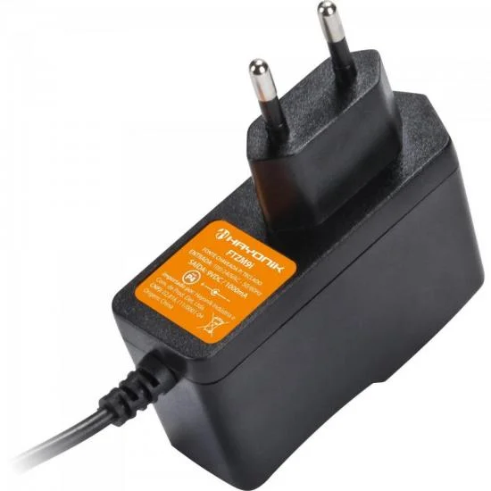 Fonte Hayonik Chaveada, 9VDC, 1A, P4, C-, Preto - FTZM9I Fonte Hayonik Chaveada, 9VDC, 1A, P4, C-, Preto - FTZM9I