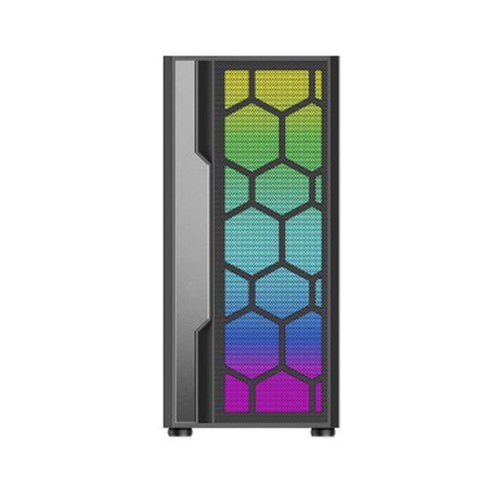 Gabinete K-mex Gamer Rgb Middle Tower Multiverso Cg-02tt