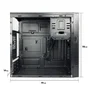 Gabinete Gt S/ Fonte, Preto - Gtm11