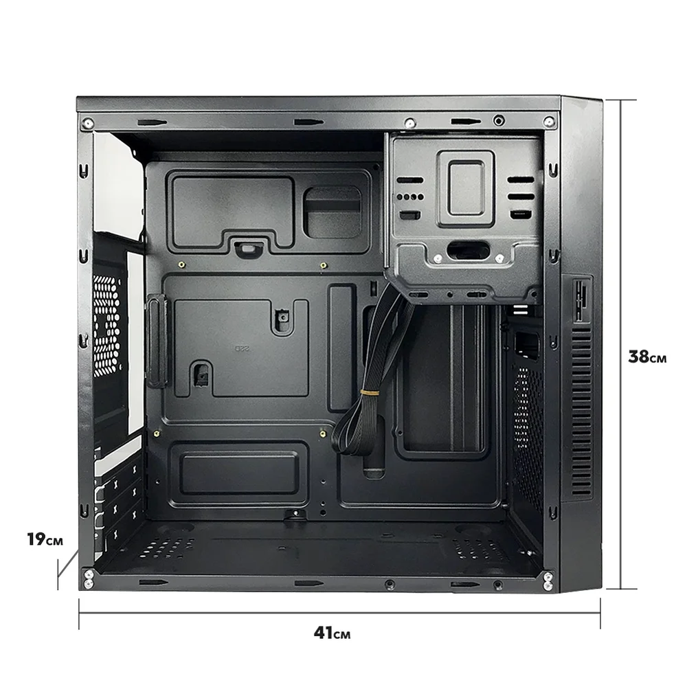 Gabinete Gt S/ Fonte, Preto - Gtm11