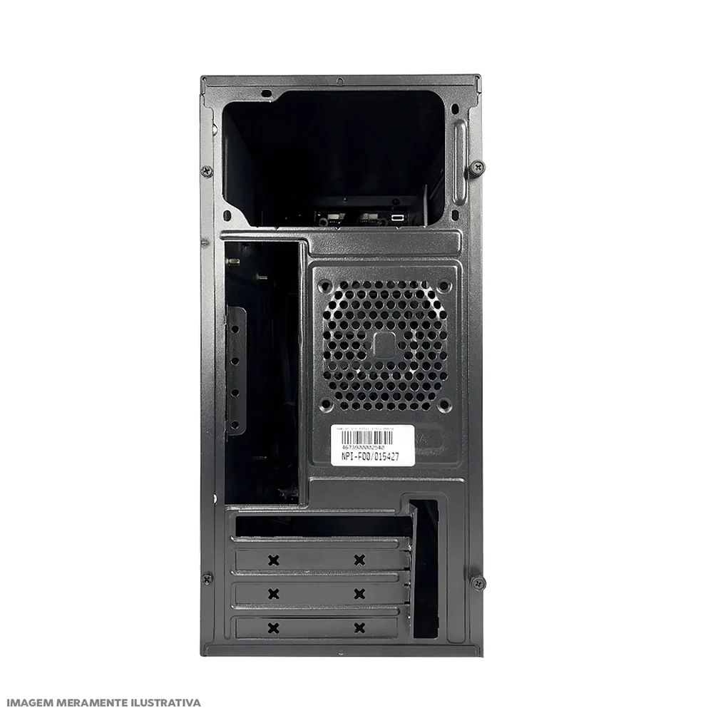 Gabinete Gt S/ Fonte, Preto - Gtm11