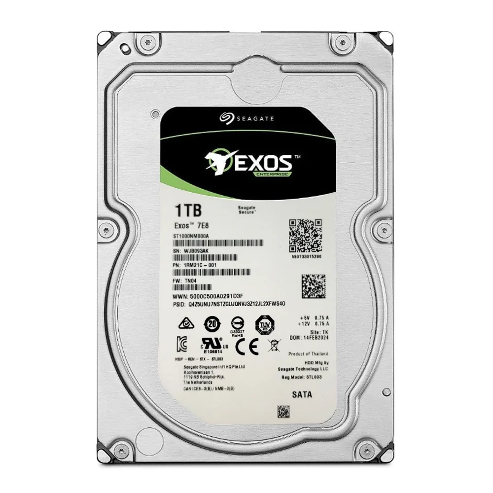 ✱Seagate Exos 7E8 1TB HDD 7200RPM 3台セット HD Seagate 1TB Exos 7E8 7200 SATA III KaBuM