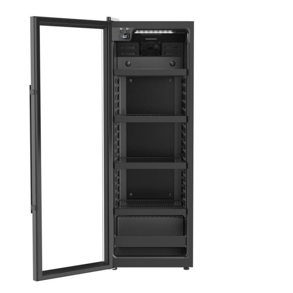 Cervejeira Top Light 200 Preto Fosco Porta Invertida 220 V