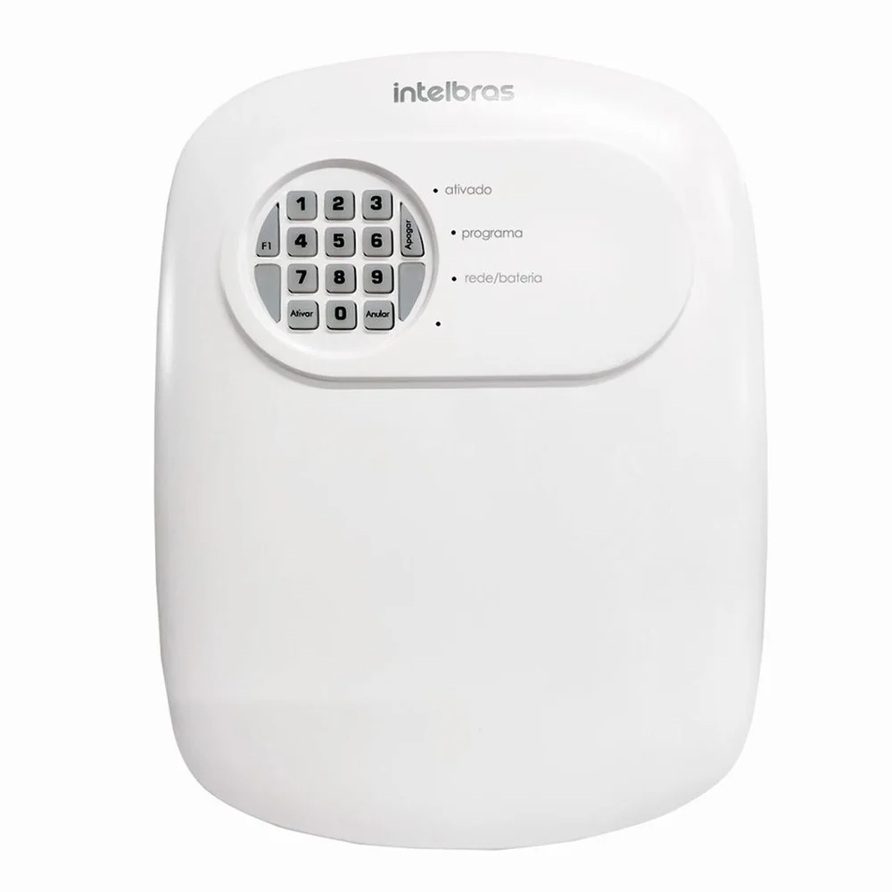 Kit Central De Alarme Anm 24 Net Intelbras + 2 Sensores Xas 4010 Smart + 4 Sensor Ivp 2000 Sf