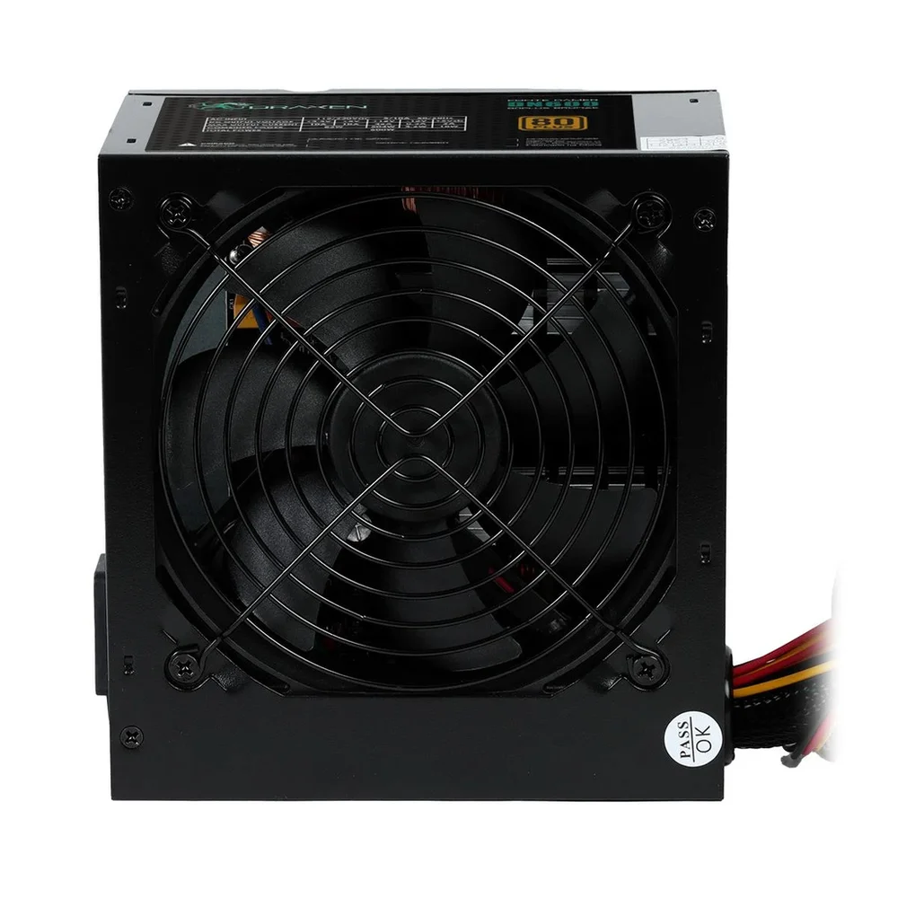 Fonte Draxen ATX, 600W, 80 Plus Bronze, PFC Ativo - DN600