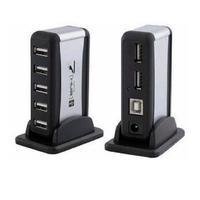 Super Hub Usb 2.0 ,Com 7 Portas, E Fonte De Alimentação