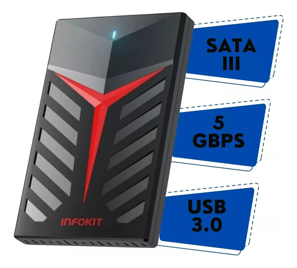 Case Externo Para Hdssd 25 Sata 3 Usb 30 Kphd003