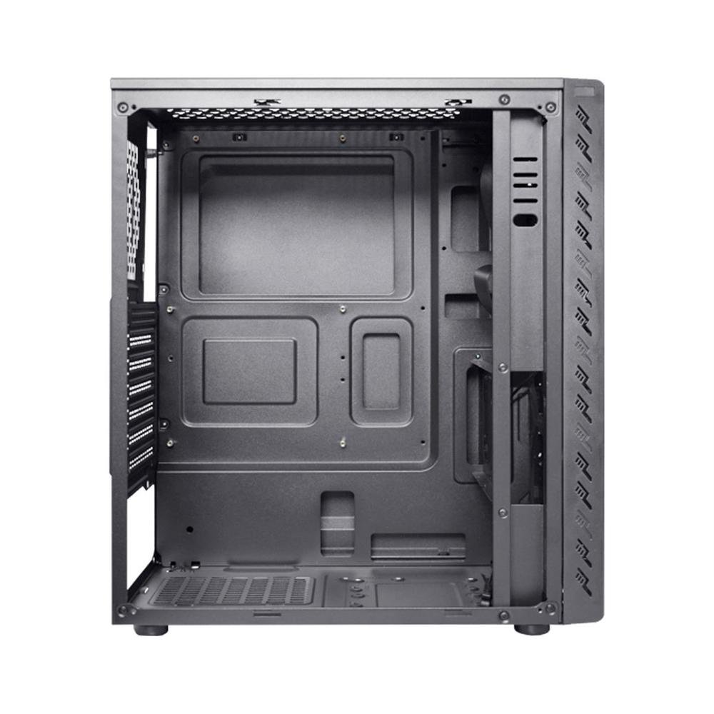 Gabinete Gaming Kratos IV, Preto, LED RGB, K-Mex - CG-10TP
