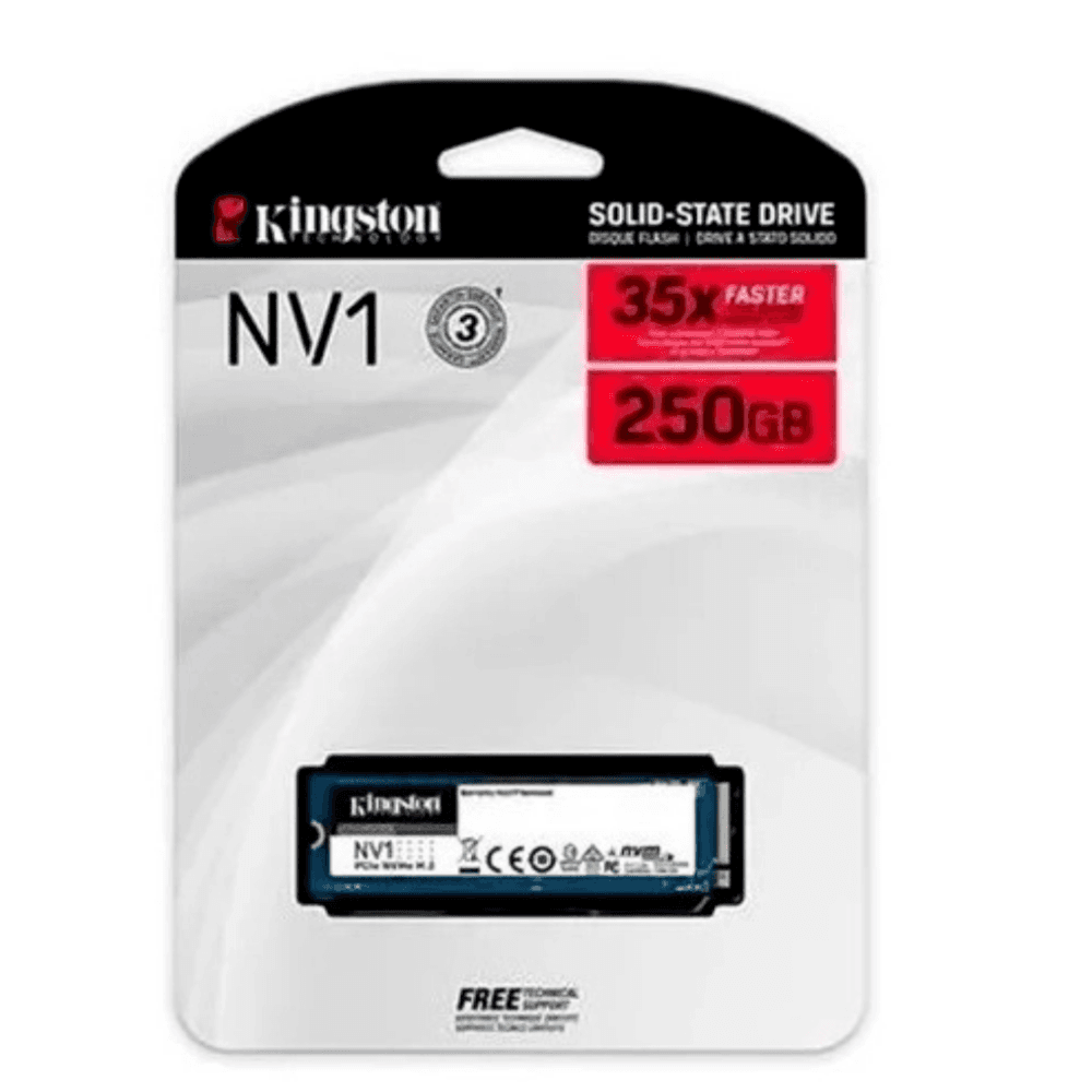 SSD Kingston SNVS/250G 250GB M.2 2280 NVME | KaBuM!