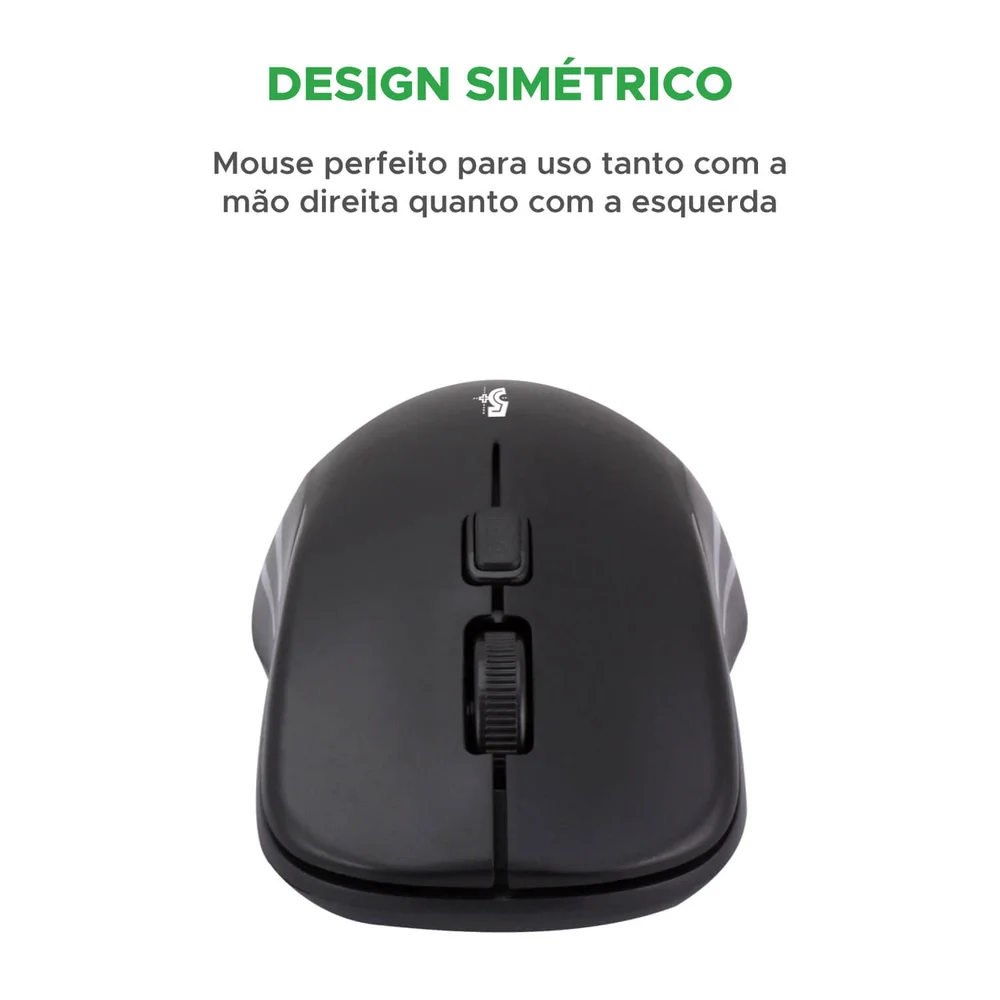 Mouse Sem Fio 5 Mw500 Office 0150080 KaBuM