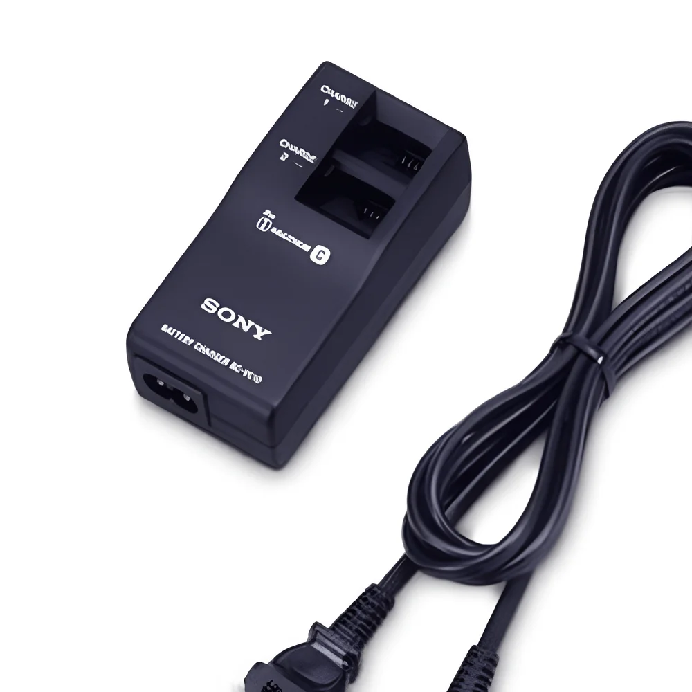 Carregador Sony Bc-vc10 Duplo Para Sony Np-fc10 E Np-fc11 bivolt