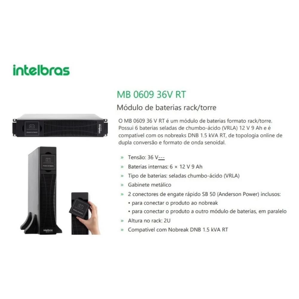 Modulo De Baterias Mb 0609 36v-rt