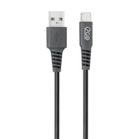 Cabo Usb-c I2go 3m 2,4a Preto E Cinza