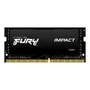 Memória Kingston Fury Impact SODIMM, 8GB, 2666MHz, DDR4, Para Notebook, Black - KF426S15IB/8