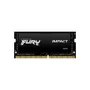 Memória Kingston Fury Impact SODIMM, 8GB, 2666MHz, DDR4, Para Notebook, Black - KF426S15IB/8