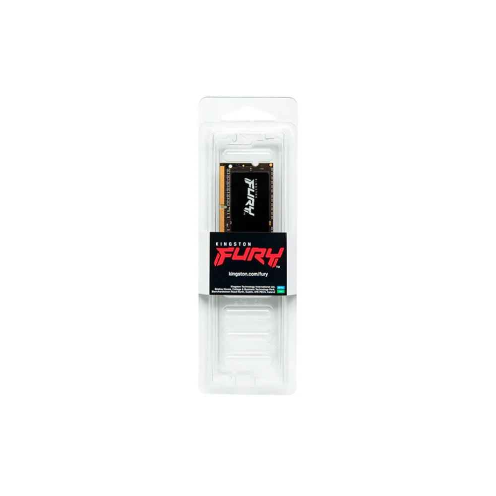 Memória Kingston Fury Impact SODIMM, 8GB, 2666MHz, DDR4, Para Notebook, Black - KF426S15IB/8 Memória Kingston Fury Impact SODIMM, 8GB, 2666MHz, DDR4, Para Notebook, Black - KF426S15IB/8
